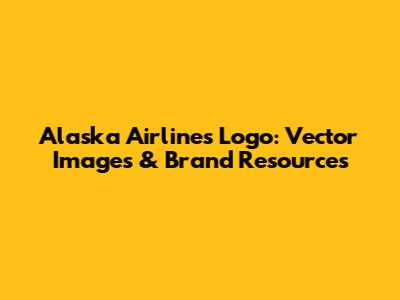 Alaska Airlines Logo: Vector Images & Brand Resources