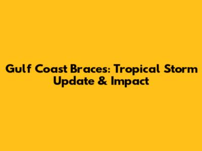 Gulf Coast Braces: Tropical Storm Update & Impact
