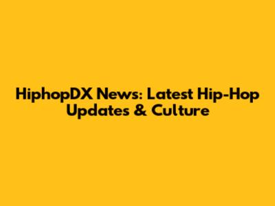 HiphopDX News: Latest Hip-Hop Updates & Culture
