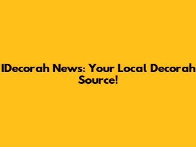 IDecorah News: Your Local Decorah Source!