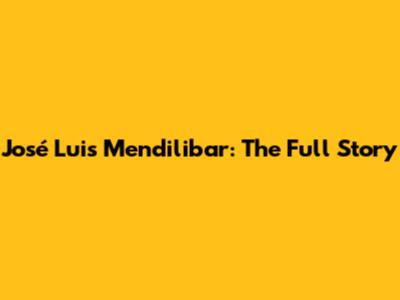 José Luis Mendilibar: The Full Story