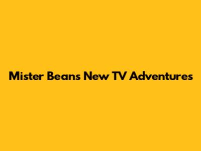 Mister Bean's New TV Adventures