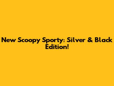 New Scoopy Sporty: Silver & Black Edition!