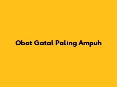 Obat Gatal Paling Ampuh
