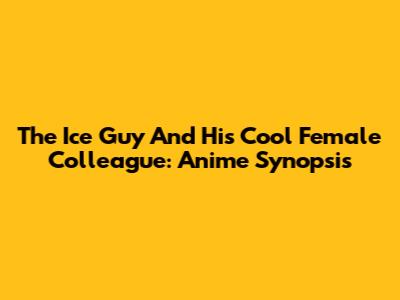 The Ice Guy And His Cool Female Colleague: Anime Synopsis
