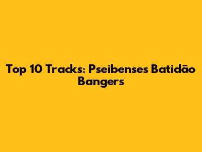 Top 10 Tracks: Pseibense's Batidão Bangers