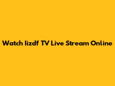 Watch Iizdf TV Live Stream Online